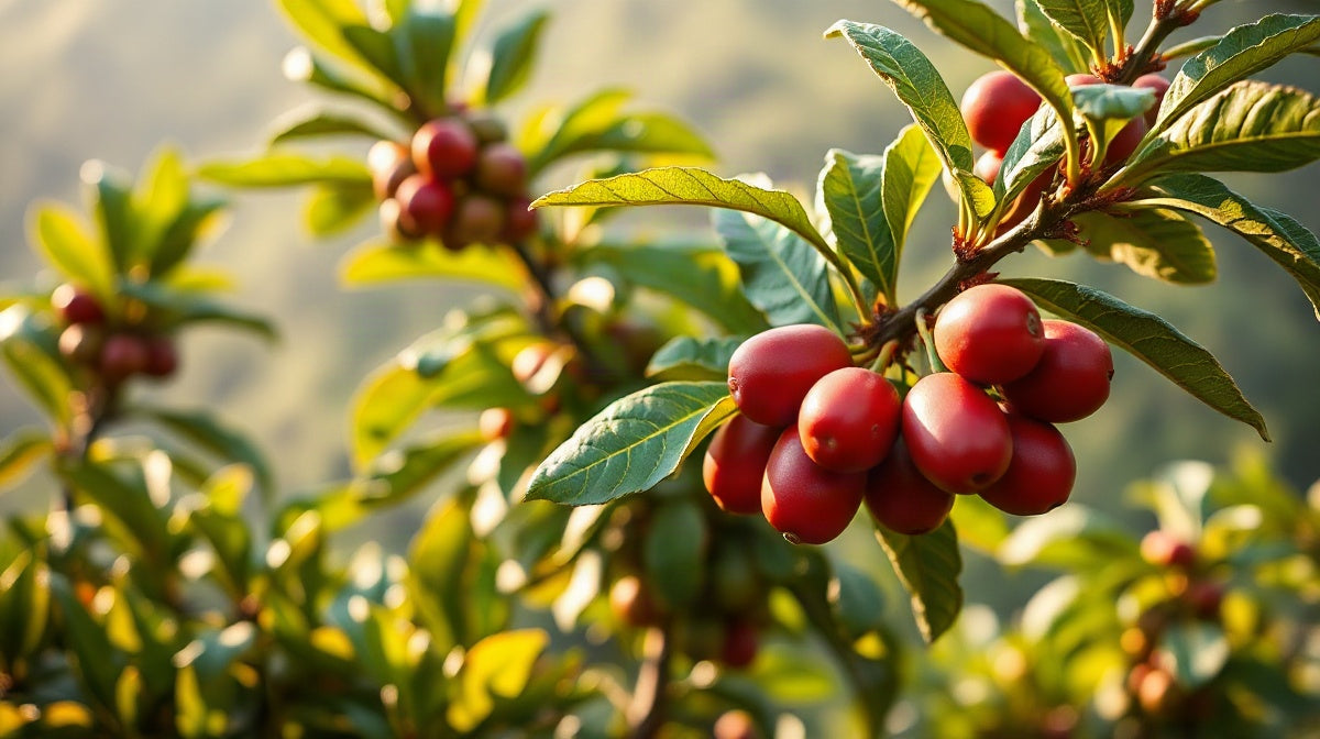 Coffee tree of the Mundo Maya variety