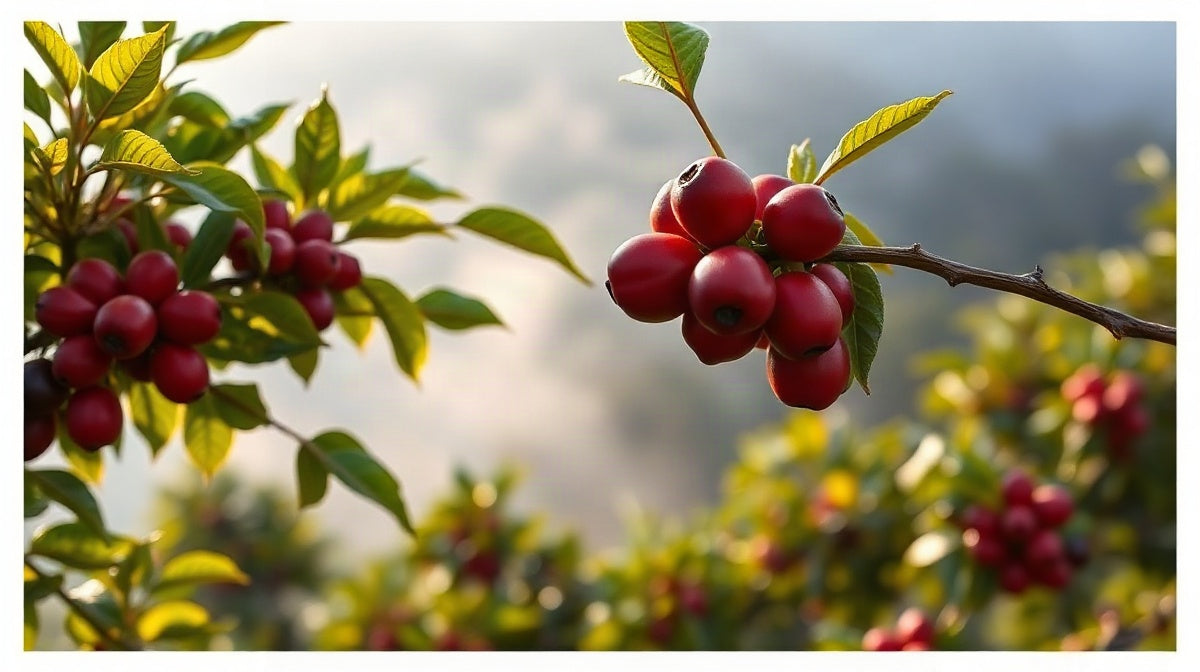 Coffee tree of the Oro Azteca variety