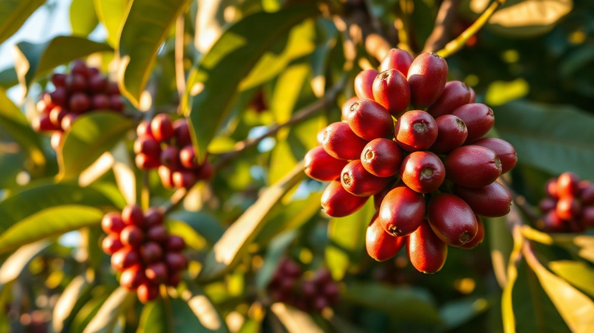 Coffee tree of the Roubi 6 variety