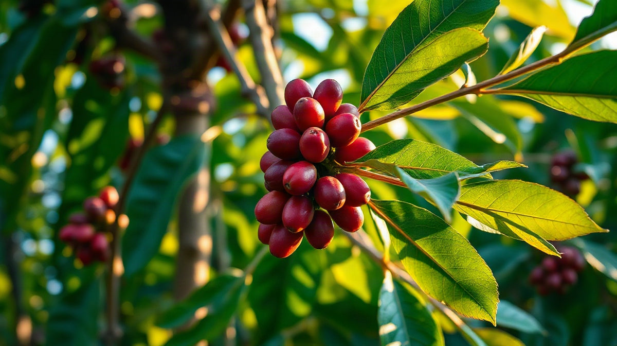 Coffee tree of the NARO-Kituza Robusta 8 variety