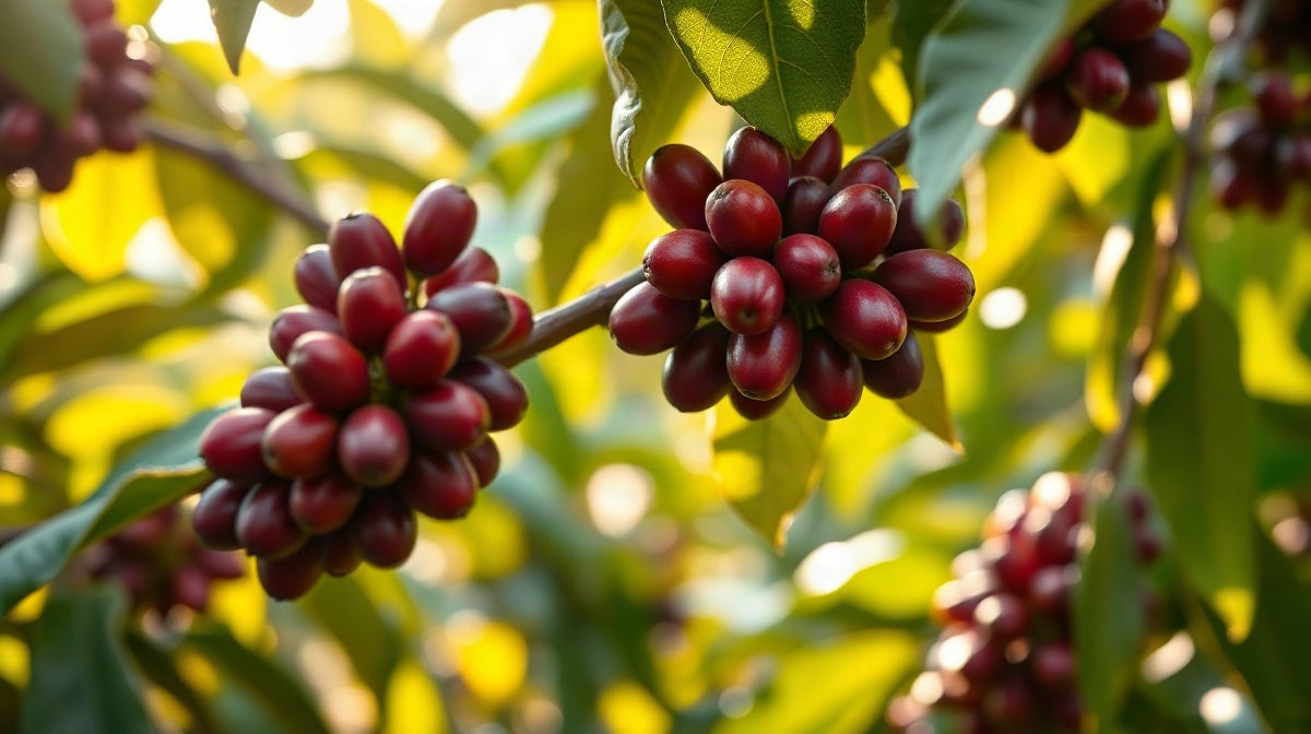 Coffee tree of the Roubi 7 variety