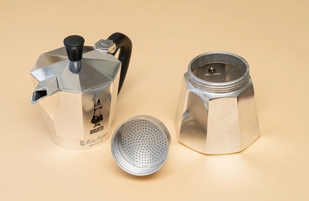Cafetera italiana Bialetti para café de especialidad