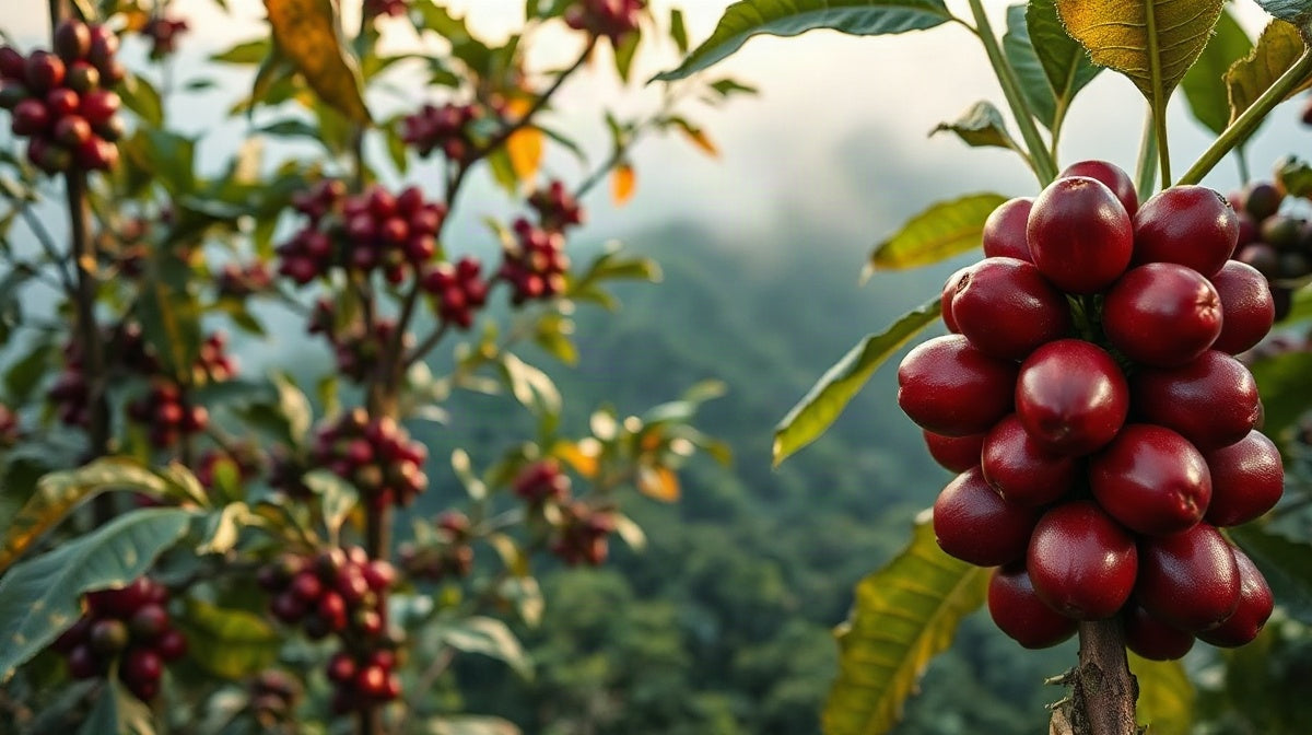 Coffee tree of the Java variety