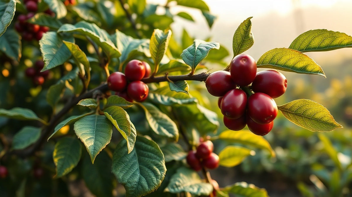 Coffee tree of the Venecia variety