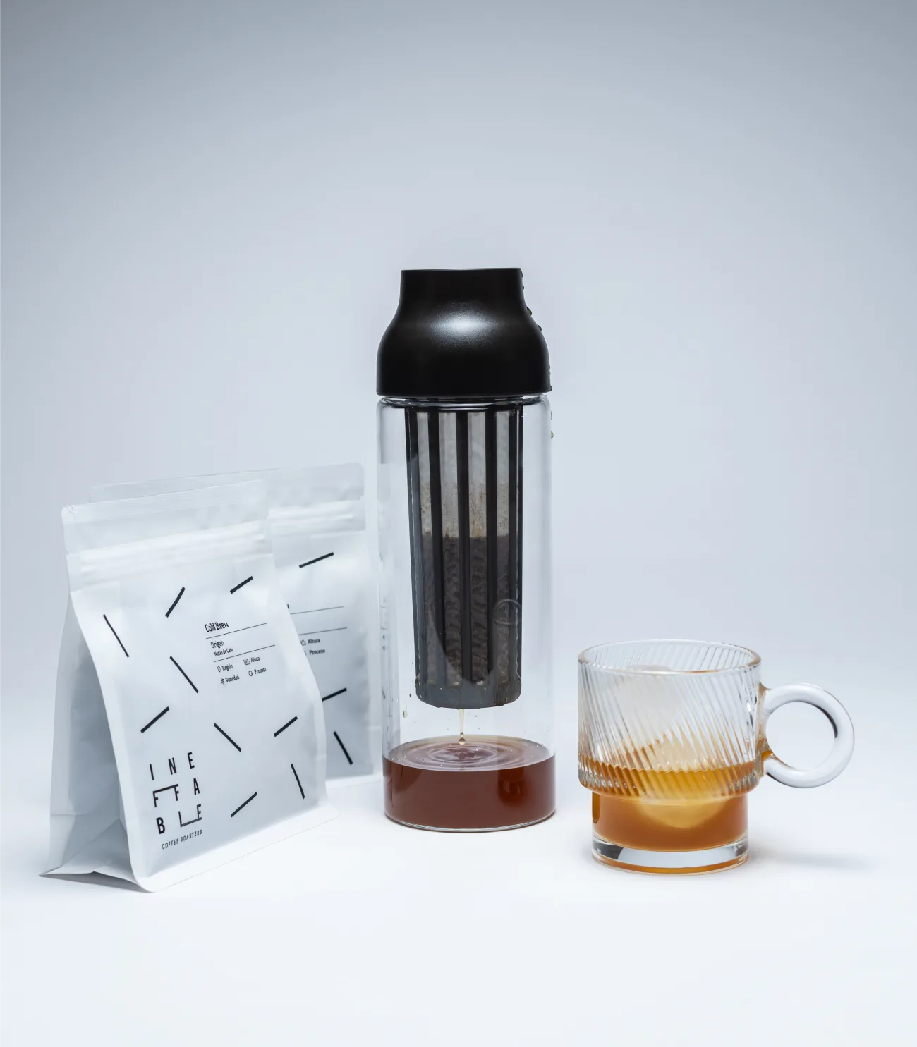 Pack Kinto Capsule 1L + 2x250gr café Cold Brew