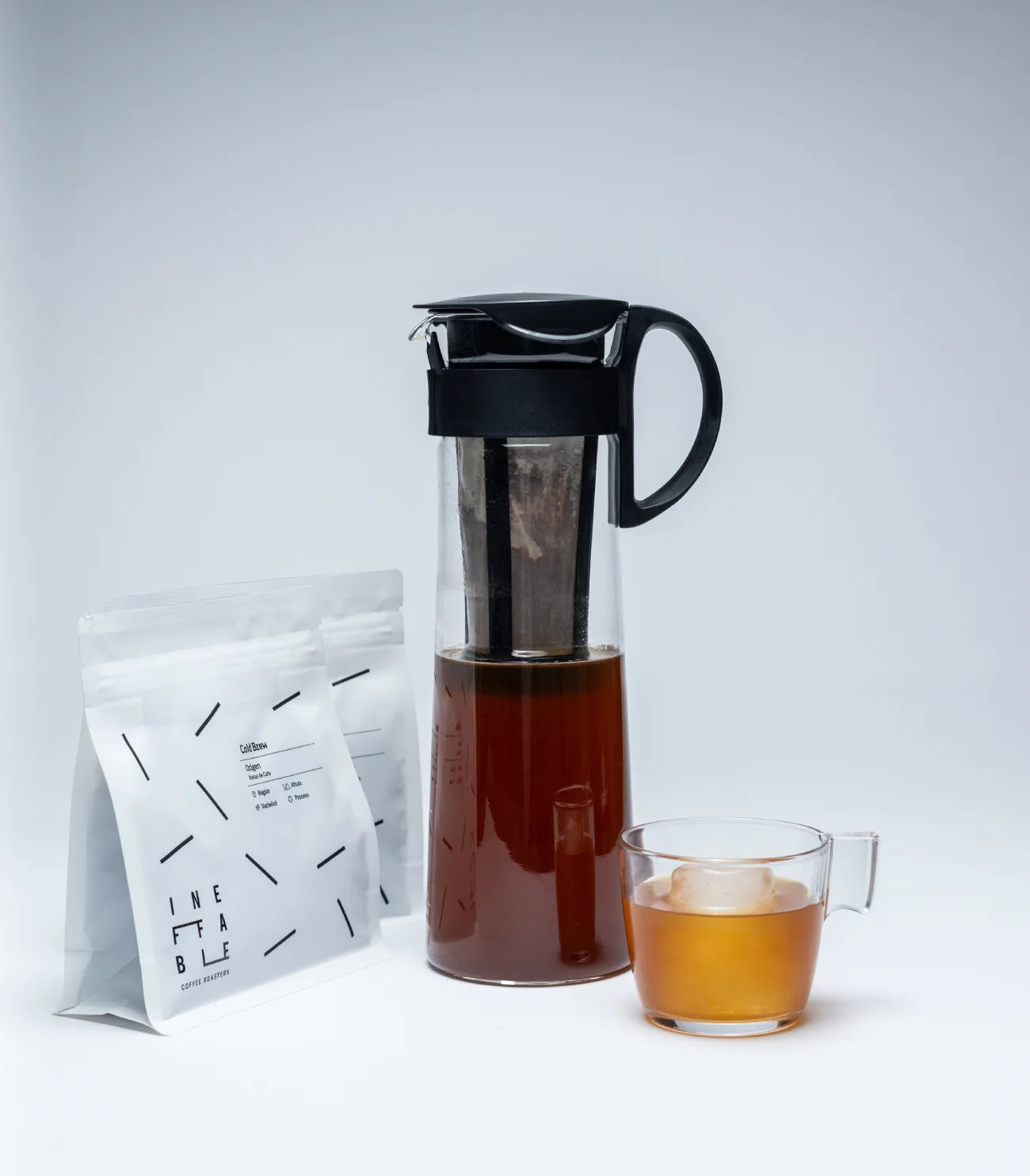 Pack Hario Mizudashi 1L + Cold Brew Coffee 2 x 250gr