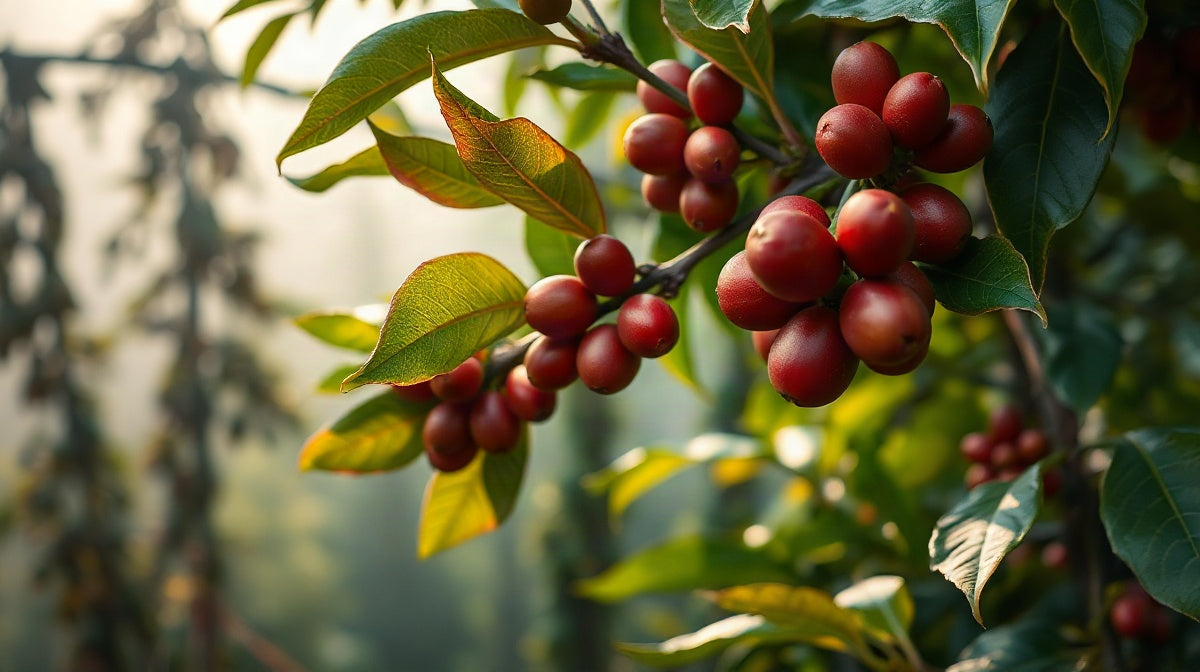 Coffee tree of the Paraiso variety