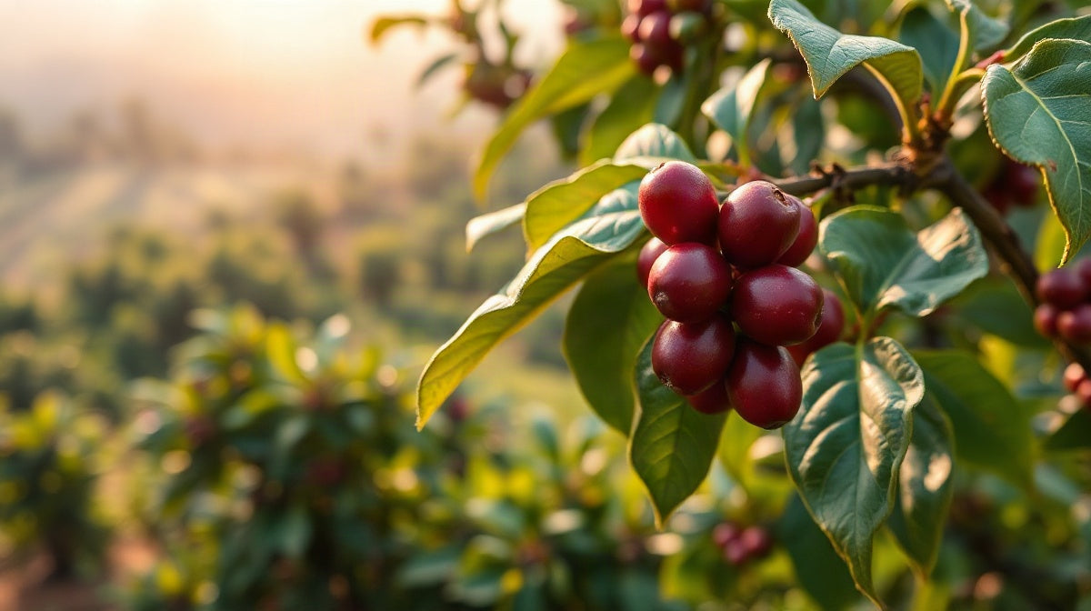 Coffee tree of the Pache variety