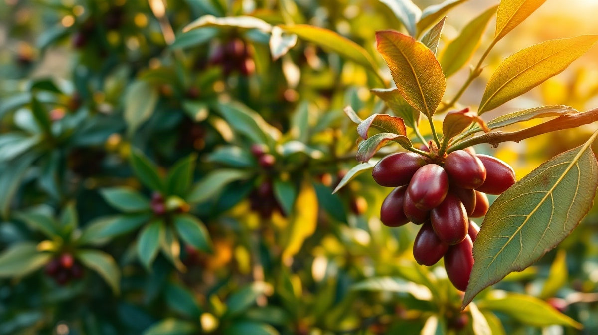 Coffee tree of the Milenio variety