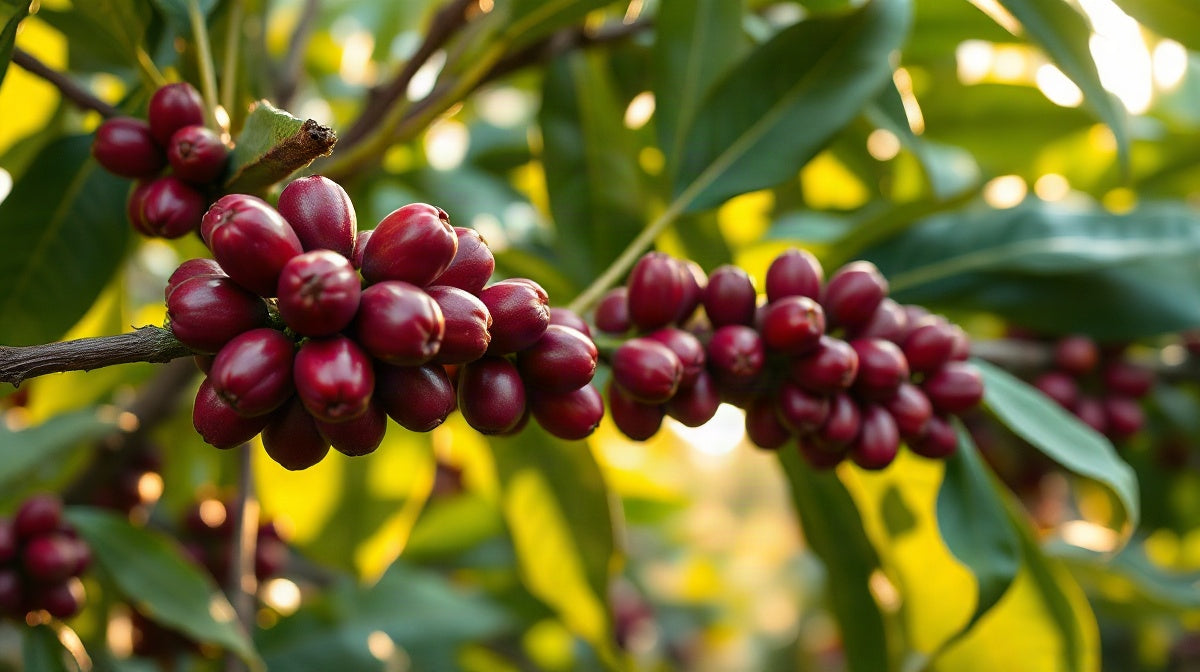 Coffee tree of the Roubi 8 variety