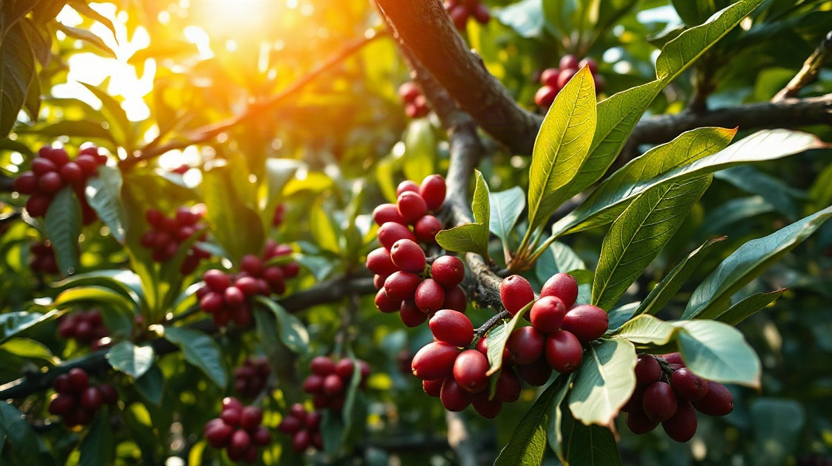 Coffee tree of the NARO-Kituza Robusta 9 variety