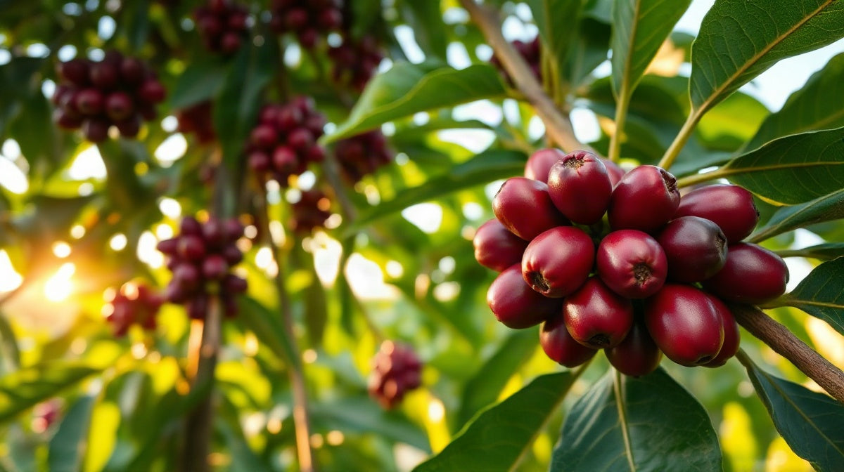 Coffee tree of the NARO-Kituza Robusta 6 variety