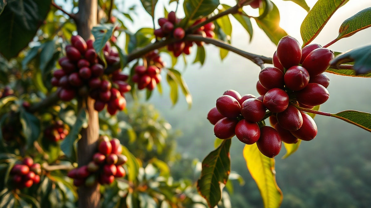 Coffee tree of the Nyasaland variety