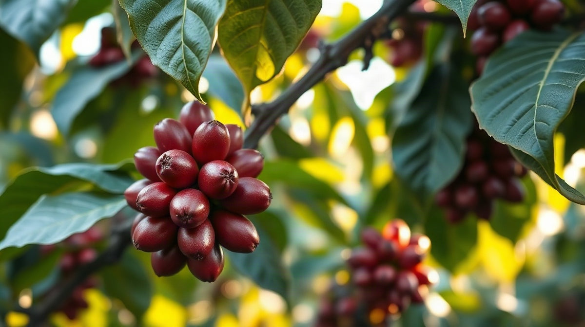 Coffee tree of the Roubi 9 variety