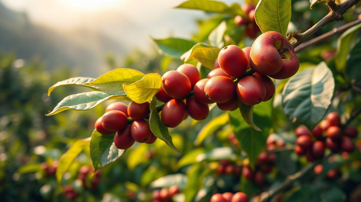 Coffee tree of the Anacafe 14 variety