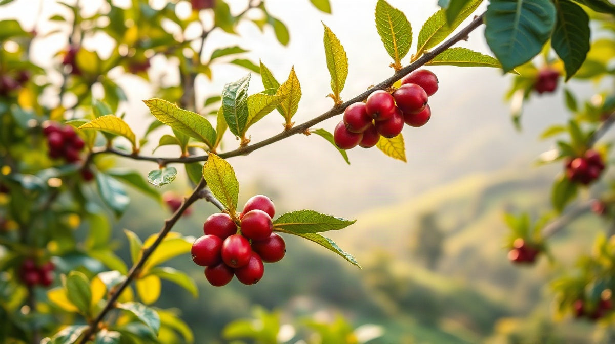 Coffee tree of the Pacas variety