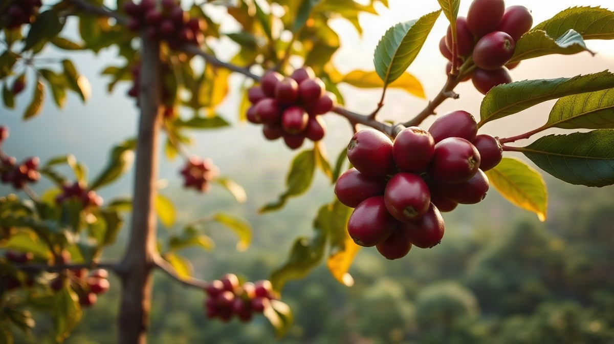 Coffee tree of the Típica variety