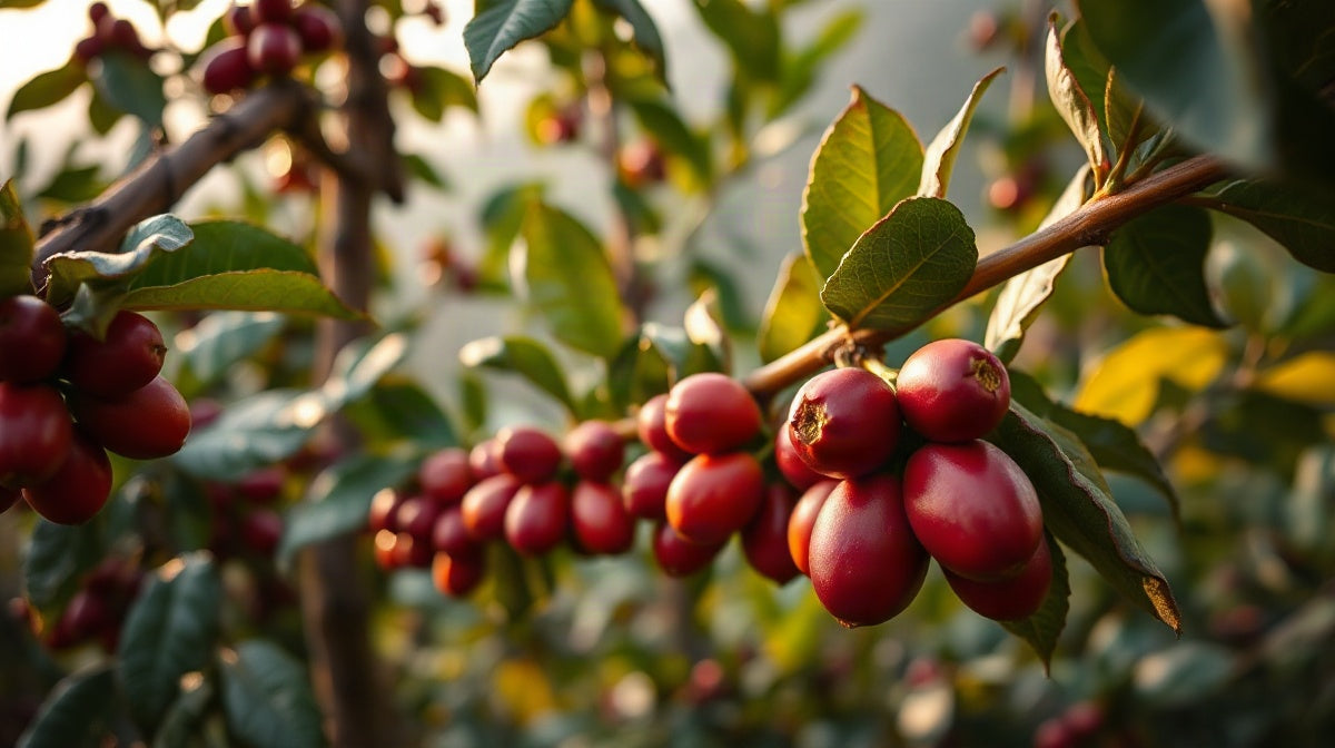 Coffee tree of the Esperanza variety