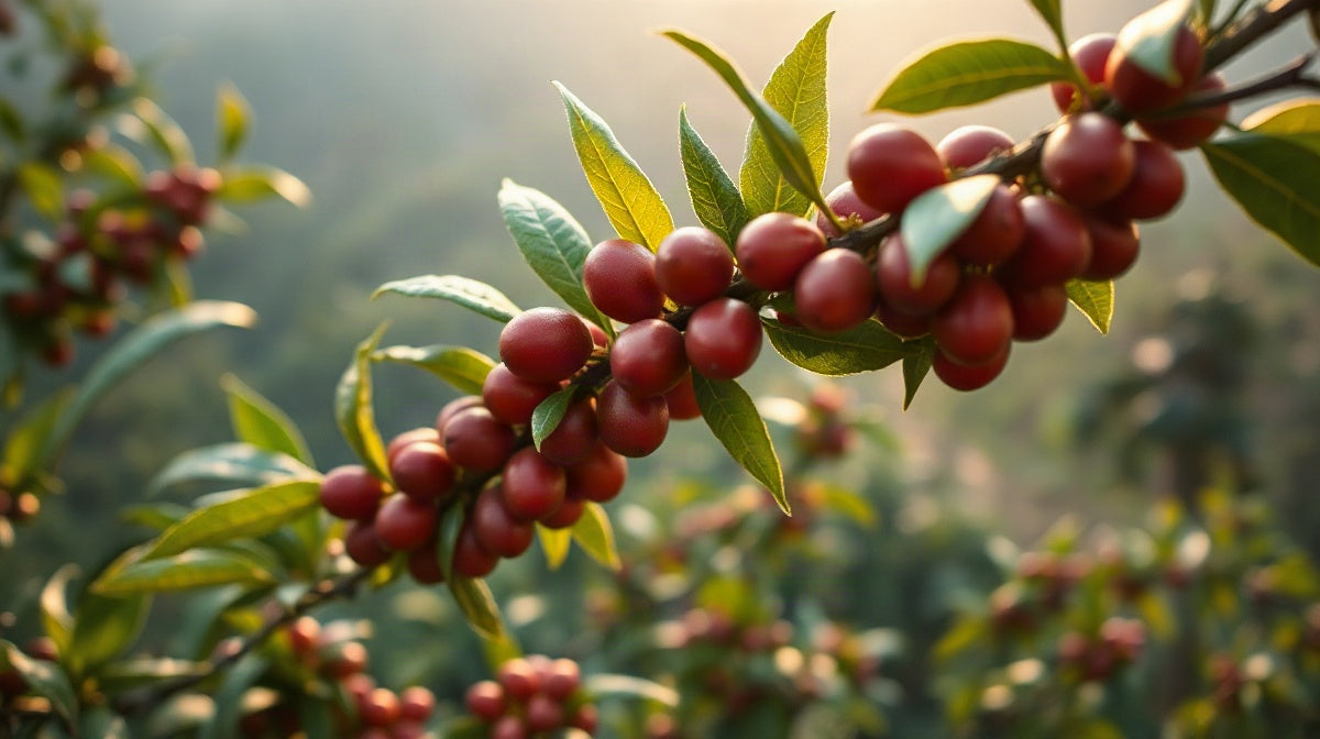 Coffee tree of the Monte Claro variety