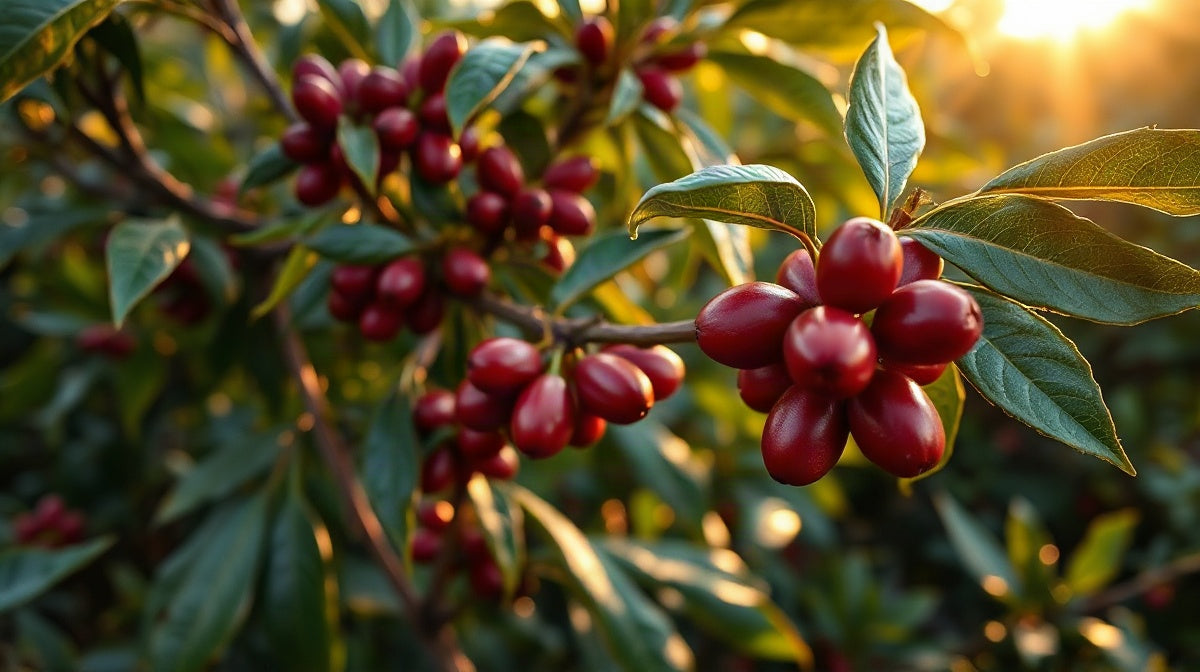 Coffee tree of the Costa Rica 95 variety