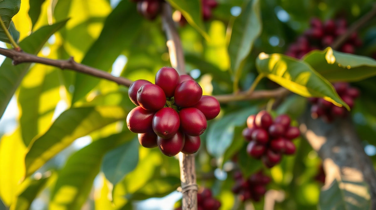 Coffee tree of the NARO-Kituza Robusta 3 variety