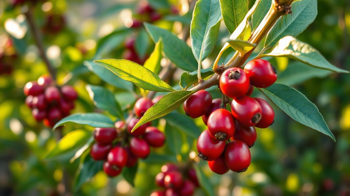 Coffee tree of the Tekisic variety
