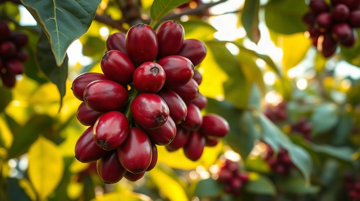 Coffee tree of the Roubi 5 variety