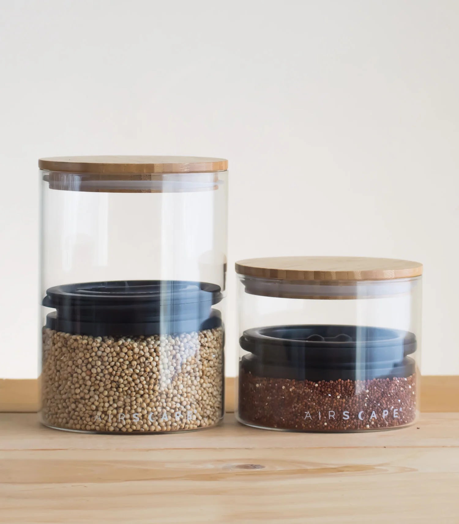 Airscape – Recipiente hermético de vidro para café