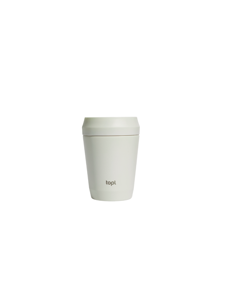 Topl To Go Vaso Térmico 8oz Blanco Roto